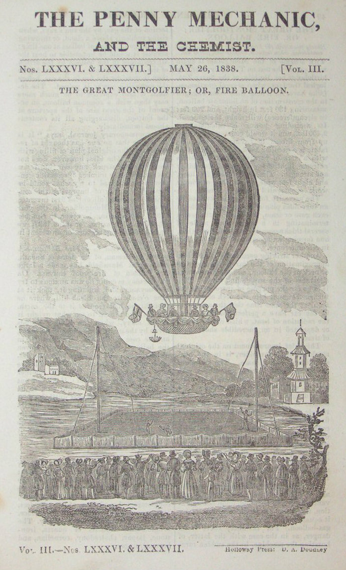 Wood - The Great Montgolfier, or Fire Balloon